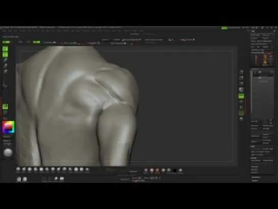 Использование манекенов для настройки поз и скульптинга в ZBrush. ч10