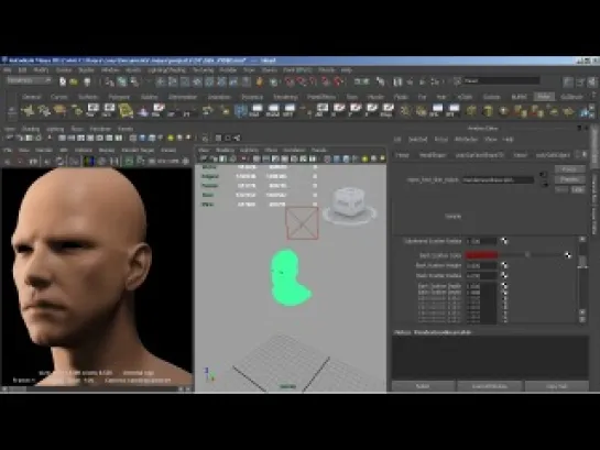 Текстурирование реалистичного портрета человека в Maya и Zbrush. Урок 9