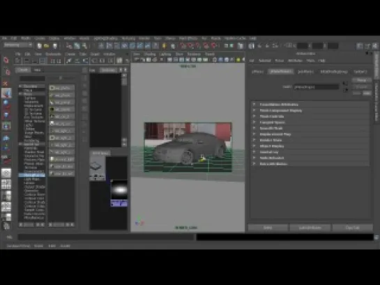 Фотореалистичный рендер автомобиля в Maya. Урок 4