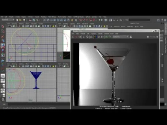 Приемы студийного освещения в Maya c mental ray (обзор курса)