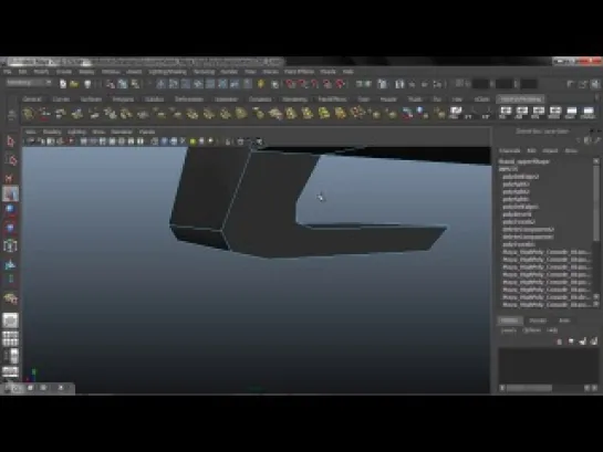 Моделирование в Maya научно-фантастической консоли. Урок 5