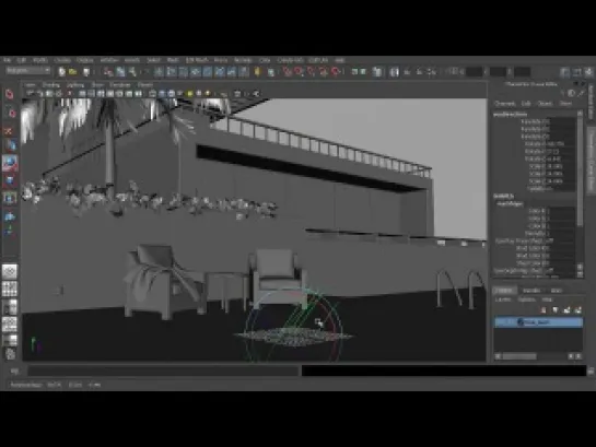 Способы визуализации экстерьера с Mental Ray и Maya. Урок 1 (обзор курса)