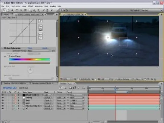 Урок After Effects (VideoCopilot )  (RUS) - 38.День в ночь