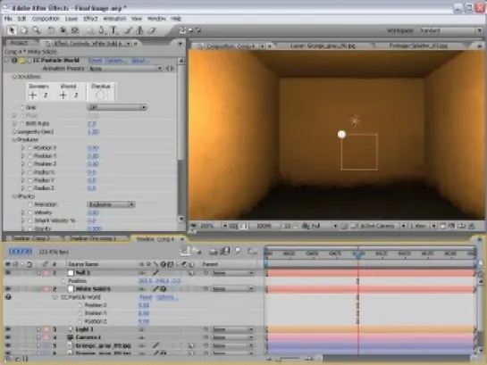 After effects урок 23 3D анимация тонких частиц (Andrew Kramer)
