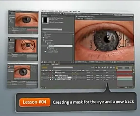 Футуристический глаз в After Effects (обзор курса)