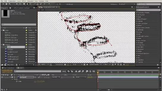 Создание композиции в After Effects с акварельным эффектом. ч11