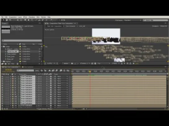 Создание зимней сцены в After Effects. Урок 5