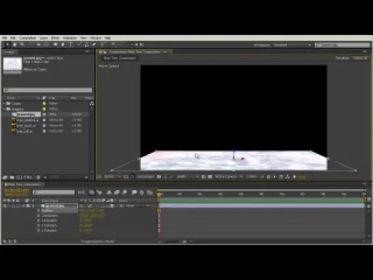 Создание зимней сцены в After Effects. Урок 2