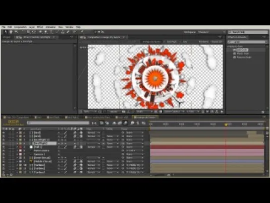 Анимация векторного города с 3D камерой в After Effects. ч20