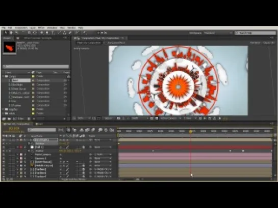 Анимация векторного города с 3D камерой в After Effects. ч13
