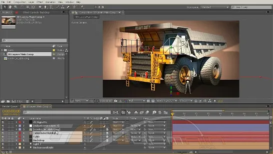 Введение в 3D в After Effects. Урок 6