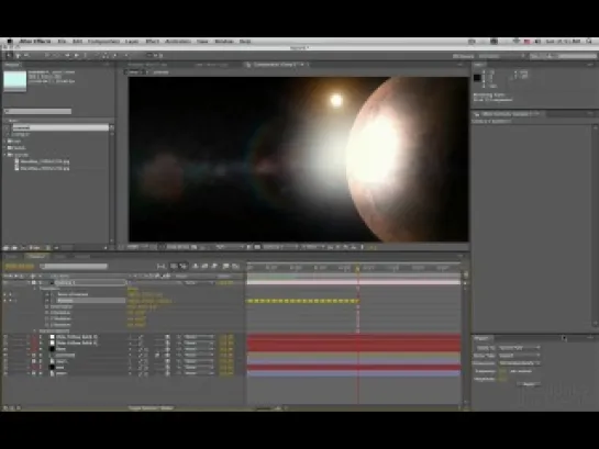 Celestial Impact after effects - thegnomonworkshop