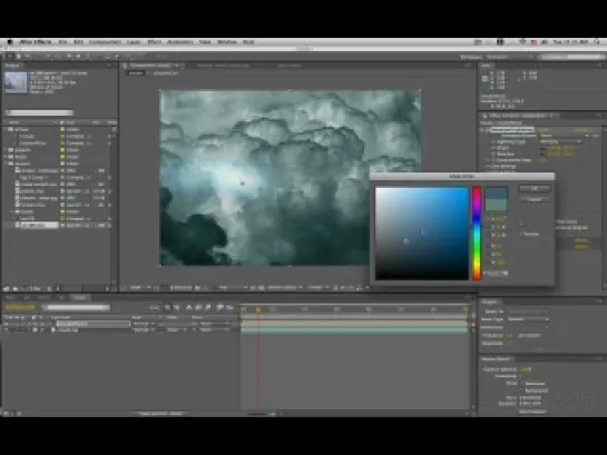 Stylized Cloud Animation in After effects - часть 1 - thegnomonworkshop