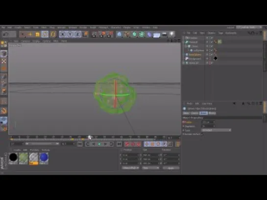Симуляция поведения клетки в Cinema 4D. Урок 5