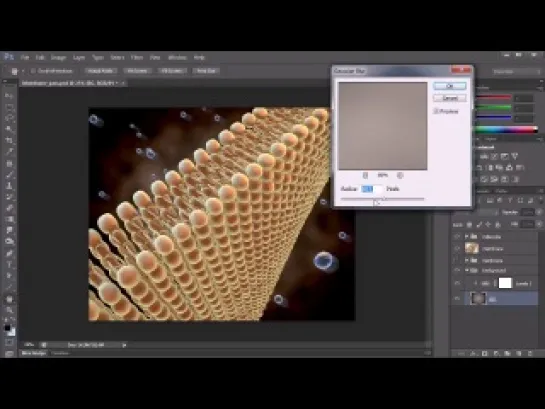 Создание медицинской иллюстрации в Cinema 4D и Photoshop. Урок 9