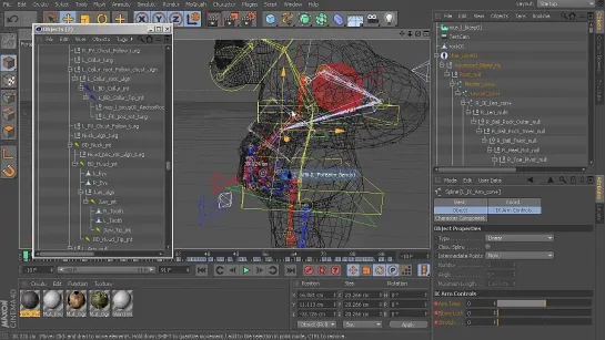 Использование системы мускулатуры в Cinema 4D. Часть 1
