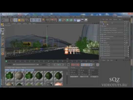 Night Road Tutorial by sQuizzy (Cinema 4D and After effects)