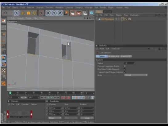 House building in Cinema 4D  - c4dexchange