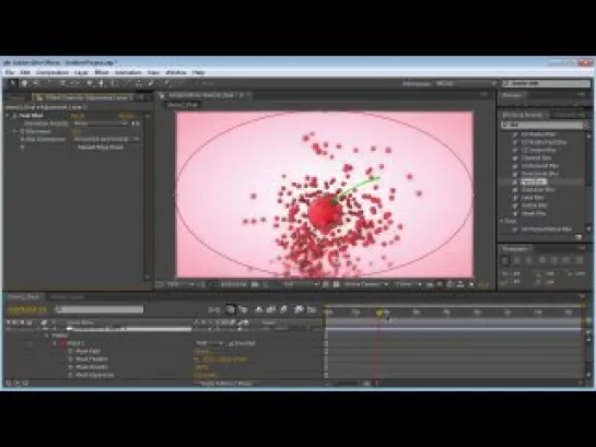 Attractor + остановка времени (СС&blur in After effects)