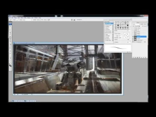 Дизайн уровней: Sci-Fi окружение в Photoshop. ч4