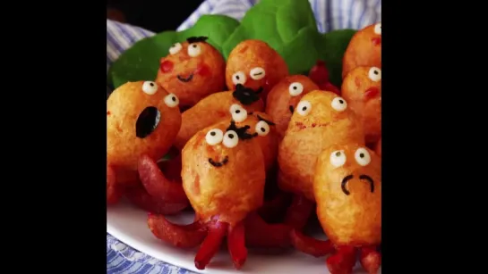 Mini Octopus Corn Dogs