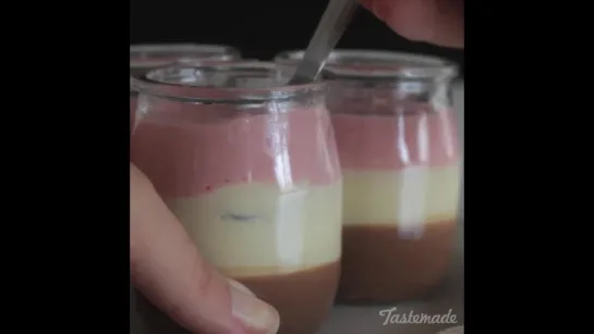 Neapolitan Mousse Dessert