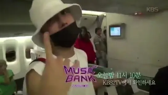 Self cam on the plane <Music Bank in Singapore>