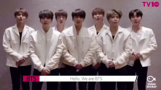 BTS x Tenasia special message