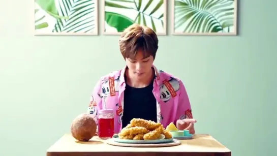 JIN  x BBQ coconut chicken ASMR