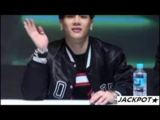 [Фанкам] 140126 Jackson Focus | M2U fansign