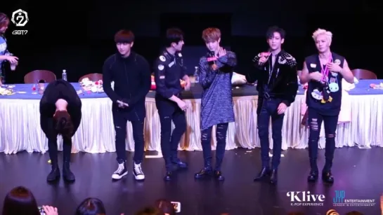 [Видео] 161021 KLIVE x GOT7 @ Dongdaemun Fansign