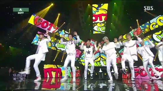 [Выступление] 140713 GOT7 - A @ Inkigayo