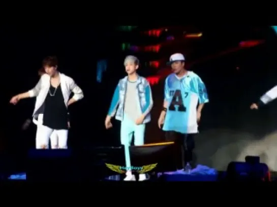 [Фанкам] 140823 GOT7 - Good Tonight [2] @ Tofu Music Festival.