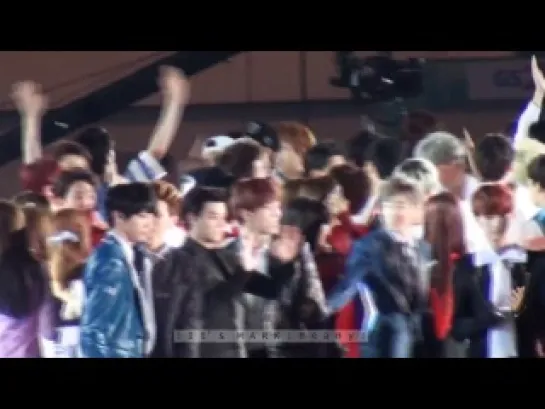 [Фанкам] 140607 GOT7 на Dream Concert 2014 - финальная песня, фокус на Марка