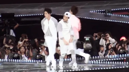 [Фанкам] 140607 GOT7 "Girls Girls Girls" на Dream Concert 2014, фокус на Марка.