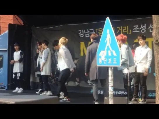 [Фанкам] 140322 GOT7 - репетиция @ Music Street