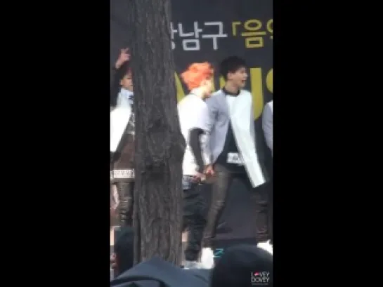 [Фанкам] 140322 GOT7 - Freestyle Dance (Mark Focus) @ Music Street