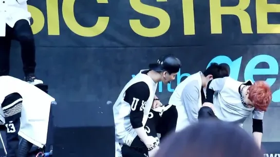 [Фанкам] 140322 GOT7 - I Like You (Jackson Focus)  @ Music Street