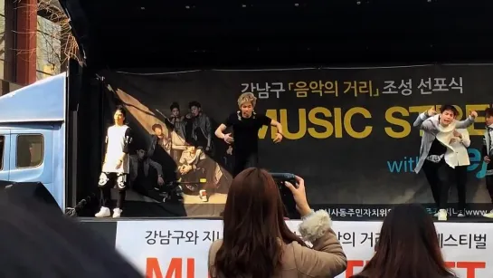 [Фанкам] 140322 GOT7 Freestyle Dance @ Music Street