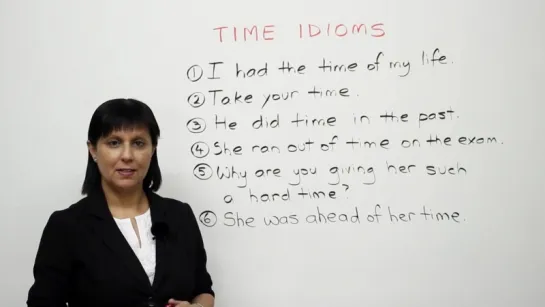 Learn English - 6 common idioms about TIME