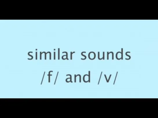 BBC English Pronunciation - Voiceless Consonants /f/