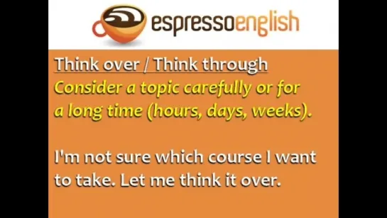 English Prepositions After the Verb THINK