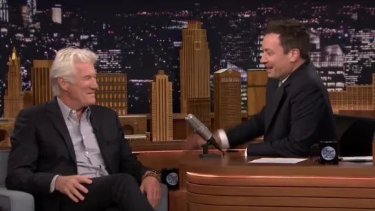 Richard Gere Gets the Tonight Show Crowd Riled Up