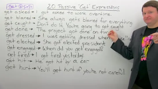 Learn 20 passive GET Expressions in English!