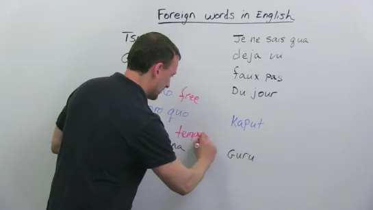 Foreign Words in English