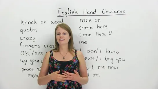 English Conversation_ The Meaning of Hand Gestures