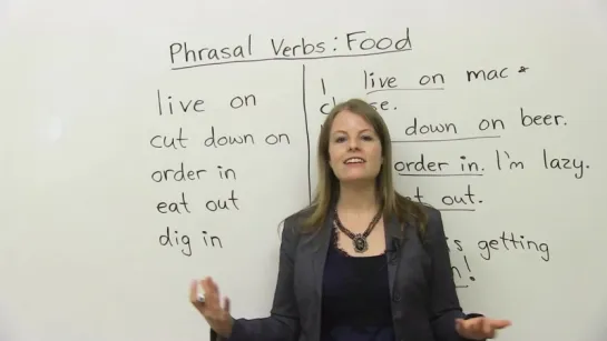 Phrasal Verbs and Expressions about FOOD