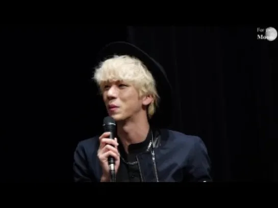 [FANCAM] 141018 HOTSHOT 2nd Fanmeeting 팬미팅 쿠키에 집중한 문&#4450