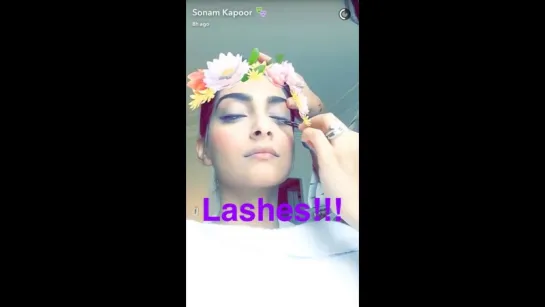 Sonam Kapoor Snapchat  (4)