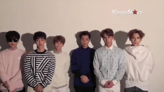 150521 BEAST’s message for KpopStarz